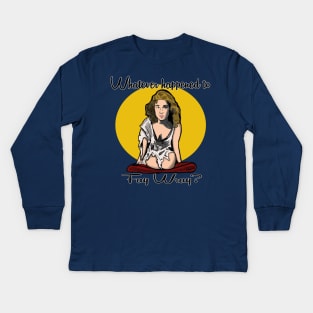 Whatever Happened to Fay Wray? Kids Long Sleeve T-Shirt